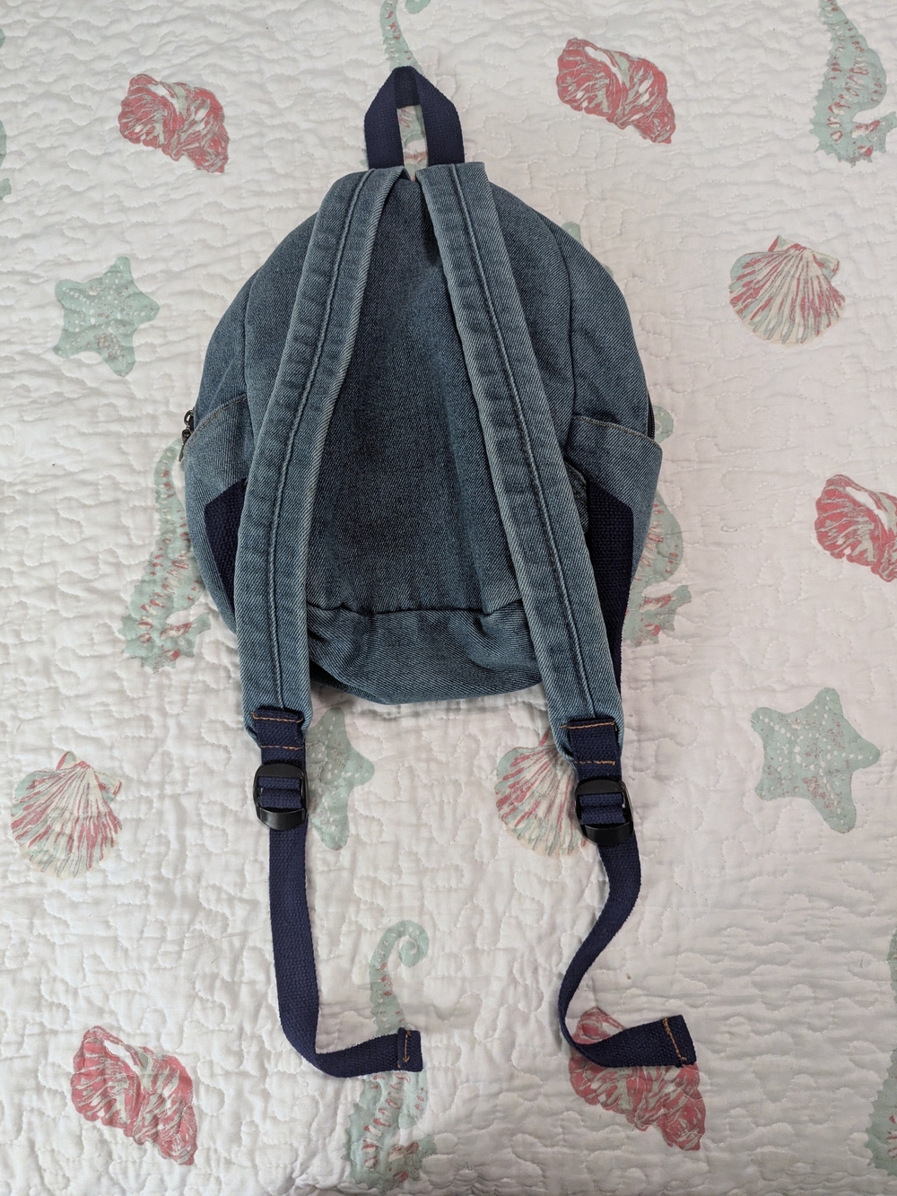 Denim Mini Backpack - Picture 2 of 5